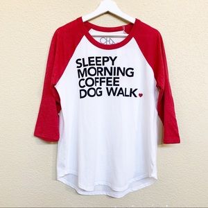 CHASER NWT Graphic Baseball Tee